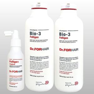 닥터포헤어 폴리젠 바이오3 탈모완화샴푸 500ml 2개+스칼프 두피관리 토닉 120ml 1개