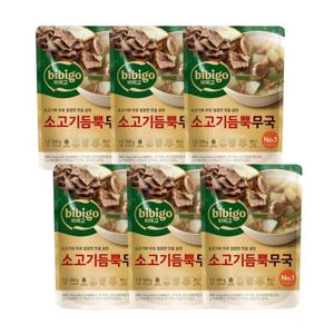 [CJ]비비고 소고기듬뿍무국 500g x6개