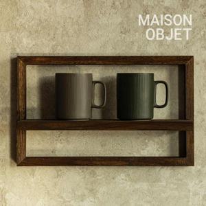 윤도자기 차곡 머그 2P