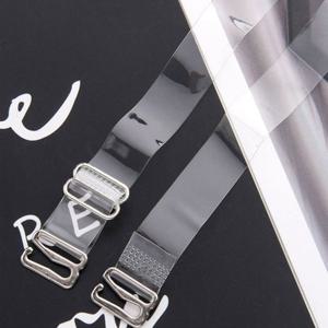 BAN 투명 브라끈 1.2cm 브래지어 어깨끈 스텐 버클