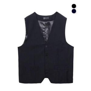 [노블진]V넥정장조끼 남성 싱글 브이넥 정장 조끼 남자 하객룩 베스트 빅사이즈