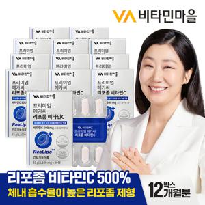 비타민마을 프리미엄 메가씨 리포좀 비타민C 12박스 총360정