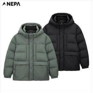 [네파]남성 에어써밋 미들기장 미들헤비 구스다운 구스패딩_GN