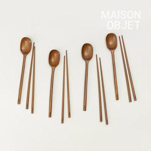 시에르 우드 수저 4인세트