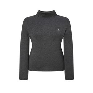 헤지스 여성 [Essential] 코튼 모달 터틀넥 긴팔 티셔츠 차콜그레이  (HSTS5DC92CG)