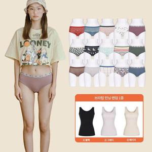 [라페어]러스틱라이프 레이온 팬티 15종+브라탑 1종(랜덤)