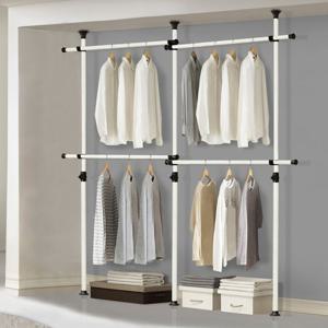 [왕자행거] 원터치 4단 고정행거(32mm)