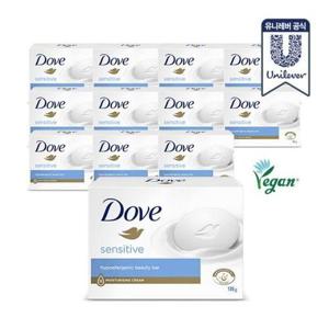 [도브]비누 대용량 센서티브바 135g 12개