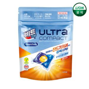 비트 캡슐세제 울트라 딥&프레시 클린코튼향 40입x1개