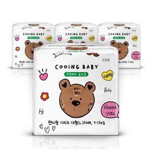 쿠잉 기저귀 팬티형 베러 놀라운 대형 26매 x4팩