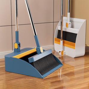 스탠딩 빗자루 쓰레받기세트 화이트 실내 사무실 방빗자루 미용실 R597