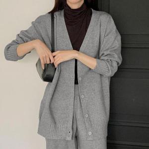 [디얼마미][디얼마미] 디플 니트 가디건 /마담 미시 중년 여성 빅사이즈 40대 50대