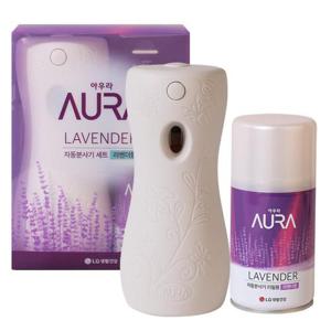 아우라 자동분사 ?향제 세트 (분사기+리필) 라벤더향