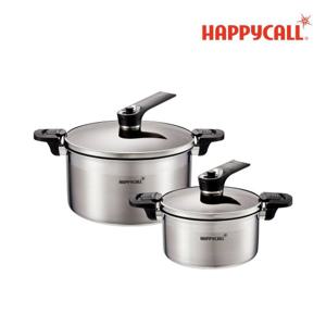 해피콜 진공 UP 통3중 IH 스테인리스 2종(20/28)