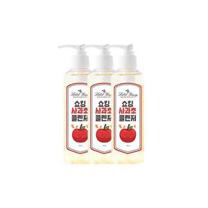 [라벨영]쇼킹사과초클렌저 200ml 3개/유분피지노폐물케어 약산성클렌징