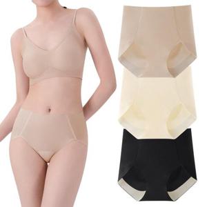 [미미캐츠]미미캐츠 노라인 3매구성 힙업 서포트 하이레그 디자인 하이웨스트 여성팬티 3매 P-1329