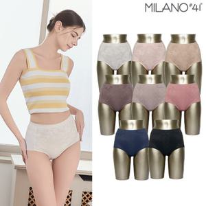 [4+4더블구성][ Milano#41] 뉴컬러 하이테크 레이스 쏙쏙 누디  팬티 8종(시즌4-2차)