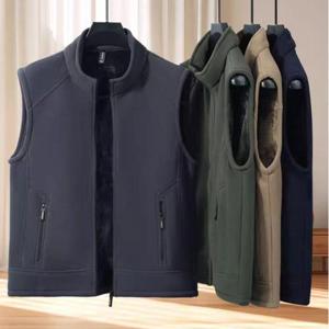 남성 겨울 방한 보아털 융털 하이넥 후리스조끼 베스트 출근룩 WFKYDFF