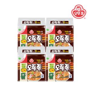 [오뚜기] 오동통면 얼큰한맛 멀티팩 (120gx5) x 4개/20봉