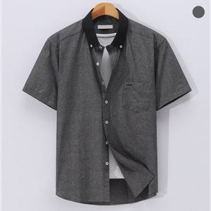 [후앙스] 카라배색 256 스탠다드 반팔 셔츠 CKST5322