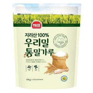 [JHN581P6_52ED]사조 우리밀 통밀가루 750g