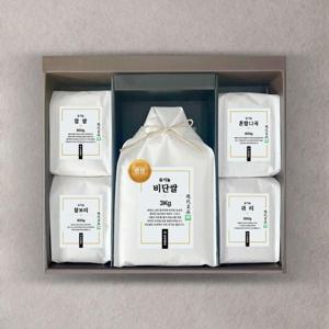 25년 햅쌀 현대쌀집 비단 혼합잡곡 선물세트 국산 잡곡 유기농 잡곡쌀 혼합곡