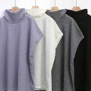 [시드마켓]폴라 하이넥 골지 조끼 312K445S 빅사이즈 여성 509