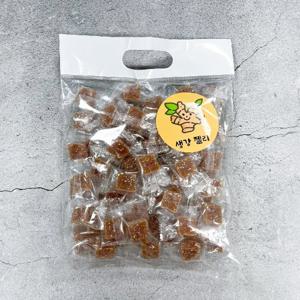 [산정마을] 쫀득 탱글 디저트 간식 까먹는 생강 젤리 500gX2봉