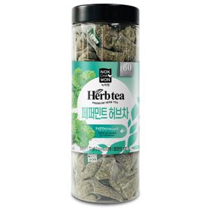 [녹차원] 페퍼민트허브차 60T (식물성PLA 피라미드티백 대용량)