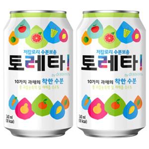 [코카콜라음료] 토레타 340ml x 24캔 뚱캔 수분보충 이온음료