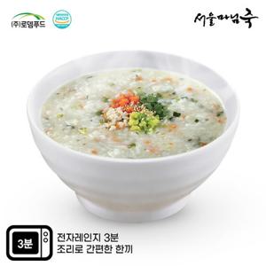 [서울마님죽]엄마의맛! 든든한 아침식사 야채죽500gx3봉