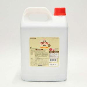 [JHO011T4_52ER]샘표 식료품 진간장 금F3 5L