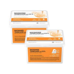 [뷰스타]뷰스타 뽑아쓰는 1일1팩 트라넥삼산 2.5% 다크 솔루션 마스크팩 30매입x2개