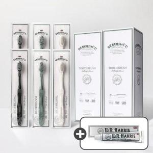 [디알해리스]영국왕실 납품 브랜드  클래식 초극세모 칫솔 2세트(12개입)+ 치약 60g 1개