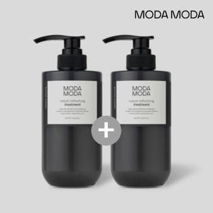 (1+1)모다모다 네이처 리프레싱 무실리콘 헤어 트리트먼트 500ml