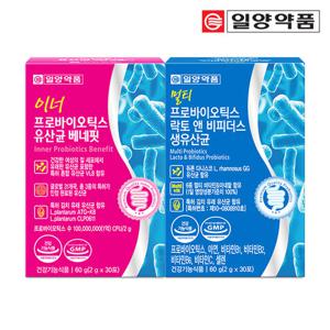 일양약품 프로바이오틱스 비피더스 생유산균+여성 질유래 유산균 1Set