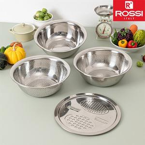 [4in1] 로시 슬라이서볼 4종(채칼+채반+쌀함박+믹싱볼)