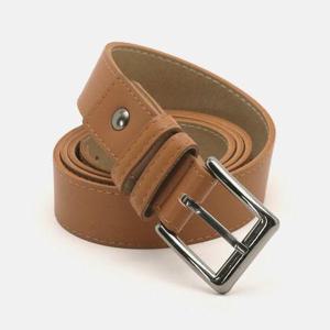 [파파브로]남자 내구성 좋은 라운드 버클 프리미엄 벨트 TU-BT-MODEL5-C-브라운