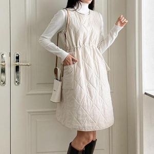 [에피소드블랑]여성 겨울 패딩원피스 D-NB