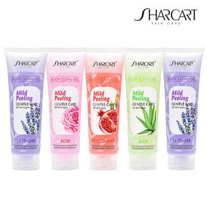 (샤카트/기본) 페이스&바디 필링젤 5개(로즈+라벤더+알로에+석류+랜덤)