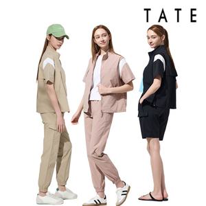 [런칭가 69,900원][TATE] 테이트 25SS 여성 NEW+ 리얼 퍼포먼스 에어 썸머 셋업 3PCS (아노락 하프 점퍼 + 하프 팬츠 + 롱팬츠)