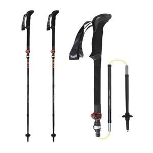 LEKI 레키 마카루 FX 카본 5단접이식 등산 스틱 지팡이 폴대 블랙 오렌지 65220621