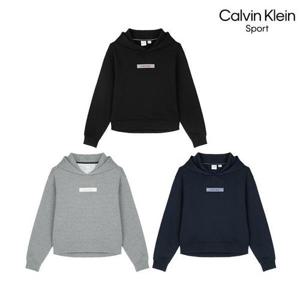 ★텐텐★[캘빈클라인]25FW 크롭핏 웜후드 여성 3컬러 택 1