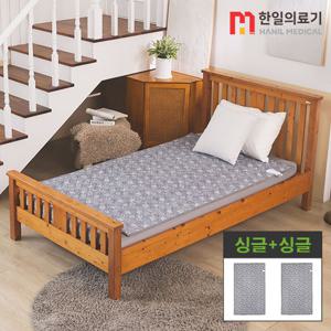 [슈퍼싱글+슈퍼싱글][한일의료기] 웰빙오보석 카본 매트