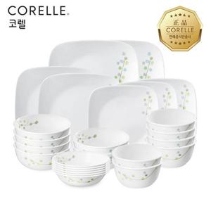 코렐 그린딜라이트 한국형 6인 25P 사각 홈세트