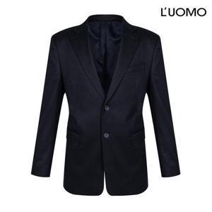 [워모 ]워모 울 혼방 테일러드 재킷 네이비