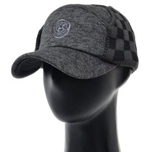 [플릭앤플록]CAO003.니트 귀도리 중년남성 캡모자 겨울 귀달이 방한 파크골프 모자