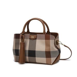 닥스 액세서리 [그레이트하우스체크 PVC] 브라운 빅하우스체크 토트백 M  (DCBA6E682W2)