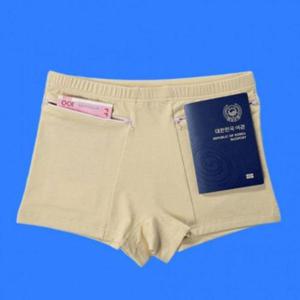 팬티 여권 유럽 방지 주머니 속옷 지퍼 소매치기 포켓 여행 여성용 WFL4BXT