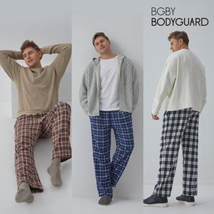 [초특가39,900원] [보디가드] 남성 트윌 기모 체크 파자마 팬츠 3종